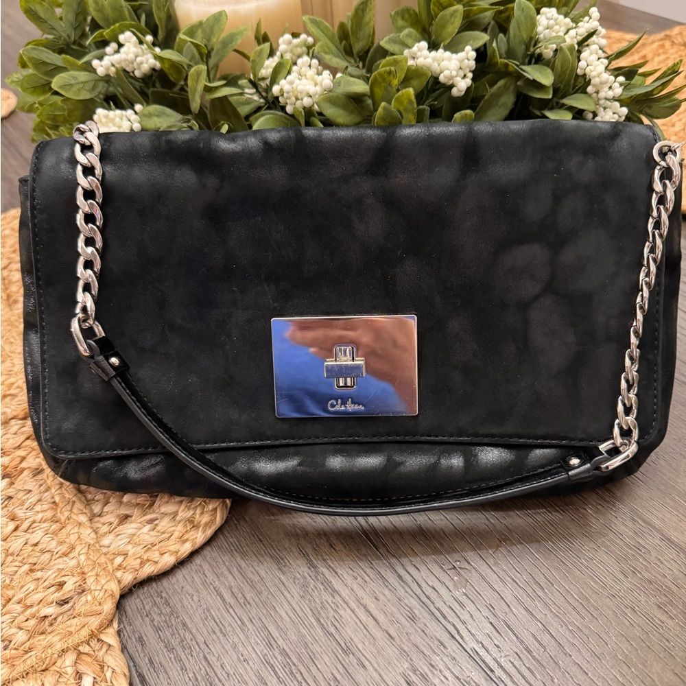 Cole Haan Black Leather Shoulder Bag; BEAUTIFUL